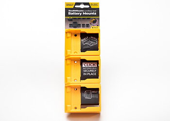 Stealth Mounts Batterihållare 6 st. för DEWALT XR 18v 20v 54v 60v Flexvolt, STEALTHMOUNTS