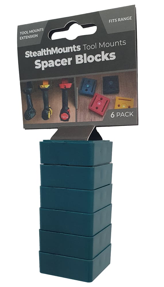 Stealth Mounts Distanser för verktygsfästen, 6 st, STEALTHMOUNTS - 6