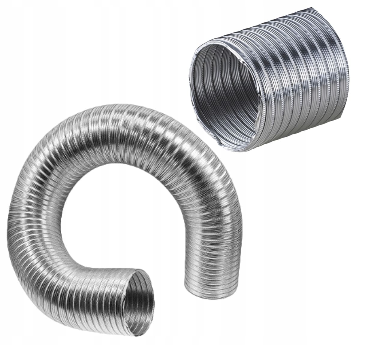 Övriga 3 Flexrör 110 mm aluminium, 1-3 meter