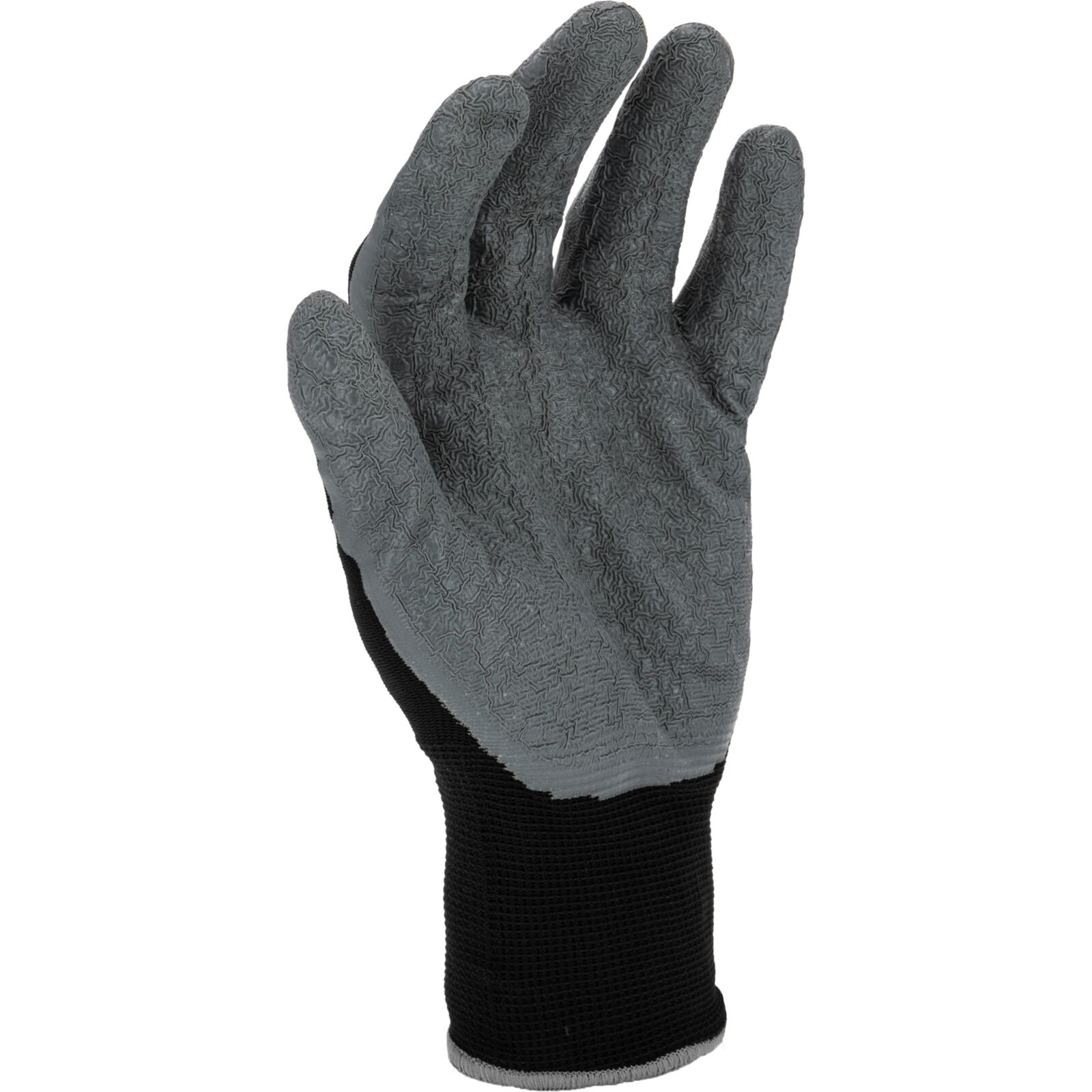 LahtiPro Arbetshandskar 12par LATEX BLACK-GREY, CE, LAHTI (Handskestorlek : 9 [L] Handlängd 19,2cm Omkrets 22,9cm) - 4