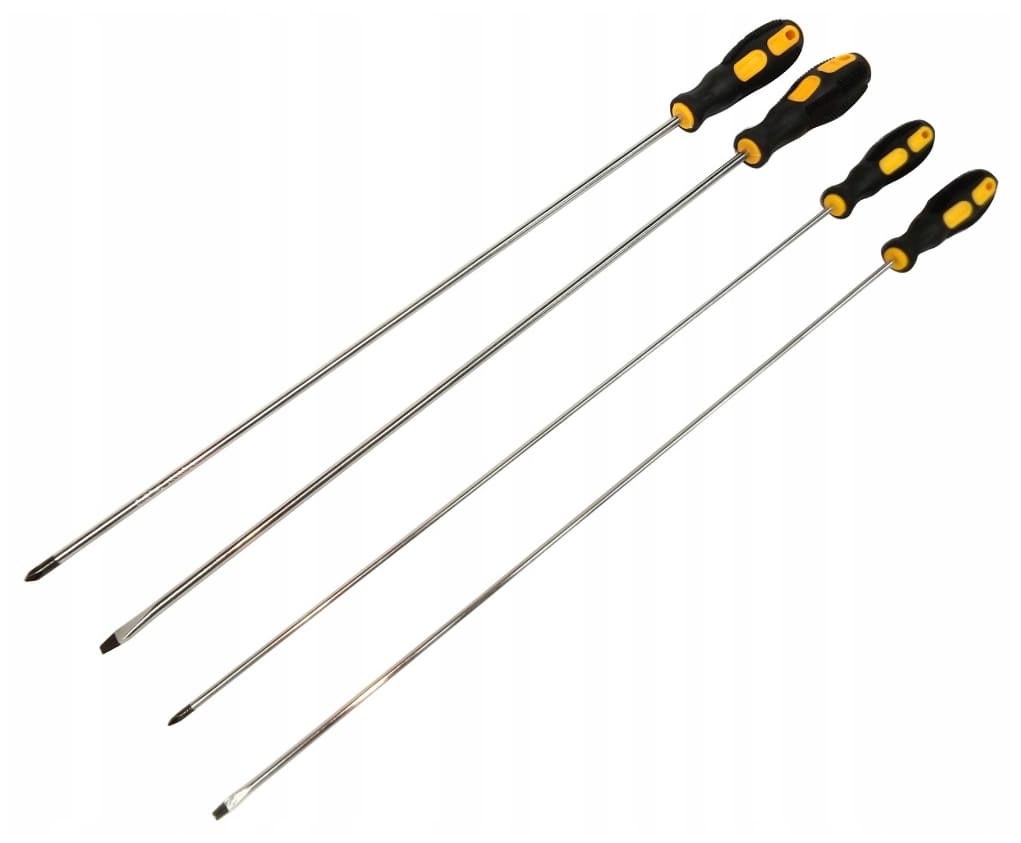 Övriga 3 Långa smala skruvmejslar, 4st, 45 cm, Falon-Tech