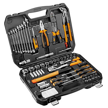 Neo Tools Hylsnyckelsats 100 delar 1/2, 1/4, NeoTools