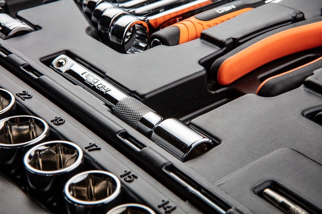 Neo Tools Hylsnyckelsats 100 delar 1/2, 1/4, NeoTools - 3