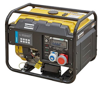 Övriga8 Elverk Bensin 3-fas 7, 5kVA 400V AVR Elstart P8000T, Atlas Copco