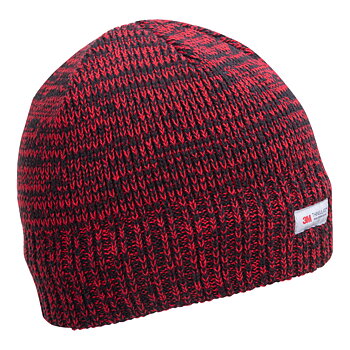 LahtiPro Mössa, Acrylic Hat, Thinsulate Thermal Lining, Red Melange, LAHTI