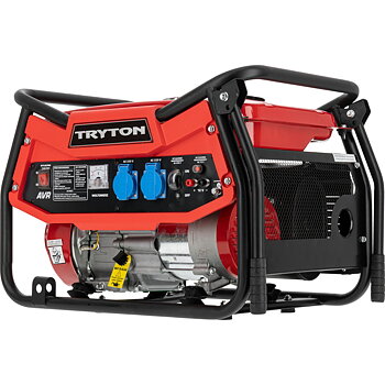 Elver, bensin generator 2000W, AVR, 2 x 230V, 12V, Tryton