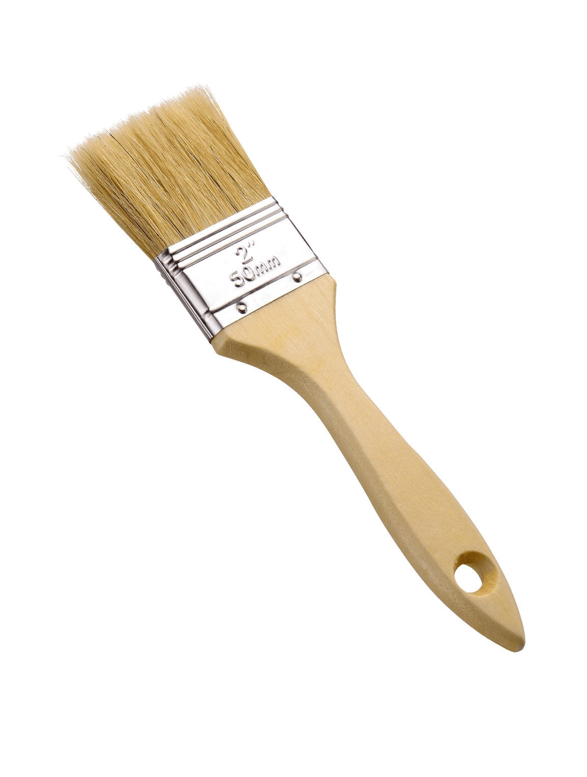 Övriga2 Penslar 50st 20 mm x 19, 5 cm träskaft, natur borst - 4
