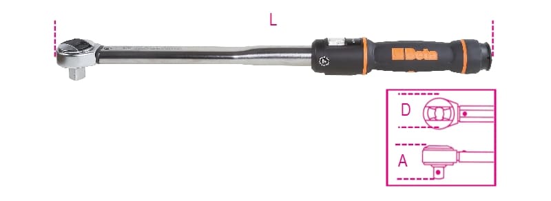 Spärrhandtag Höger Vrid ±3% Momentnoggrannhet, BETA Tools - 2