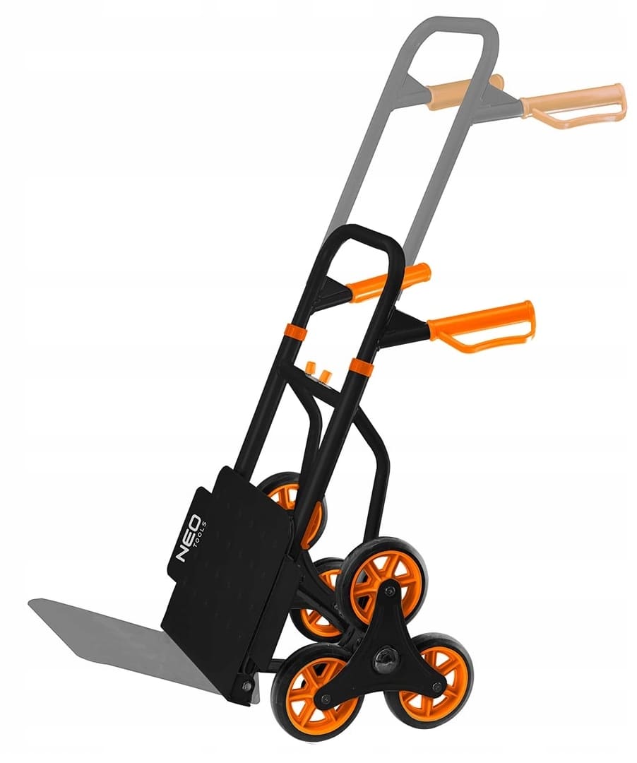 Neo Tools Pirra max 150 kg, trapphjul, magasinkärra, transportkärra, hopfällbar - 2