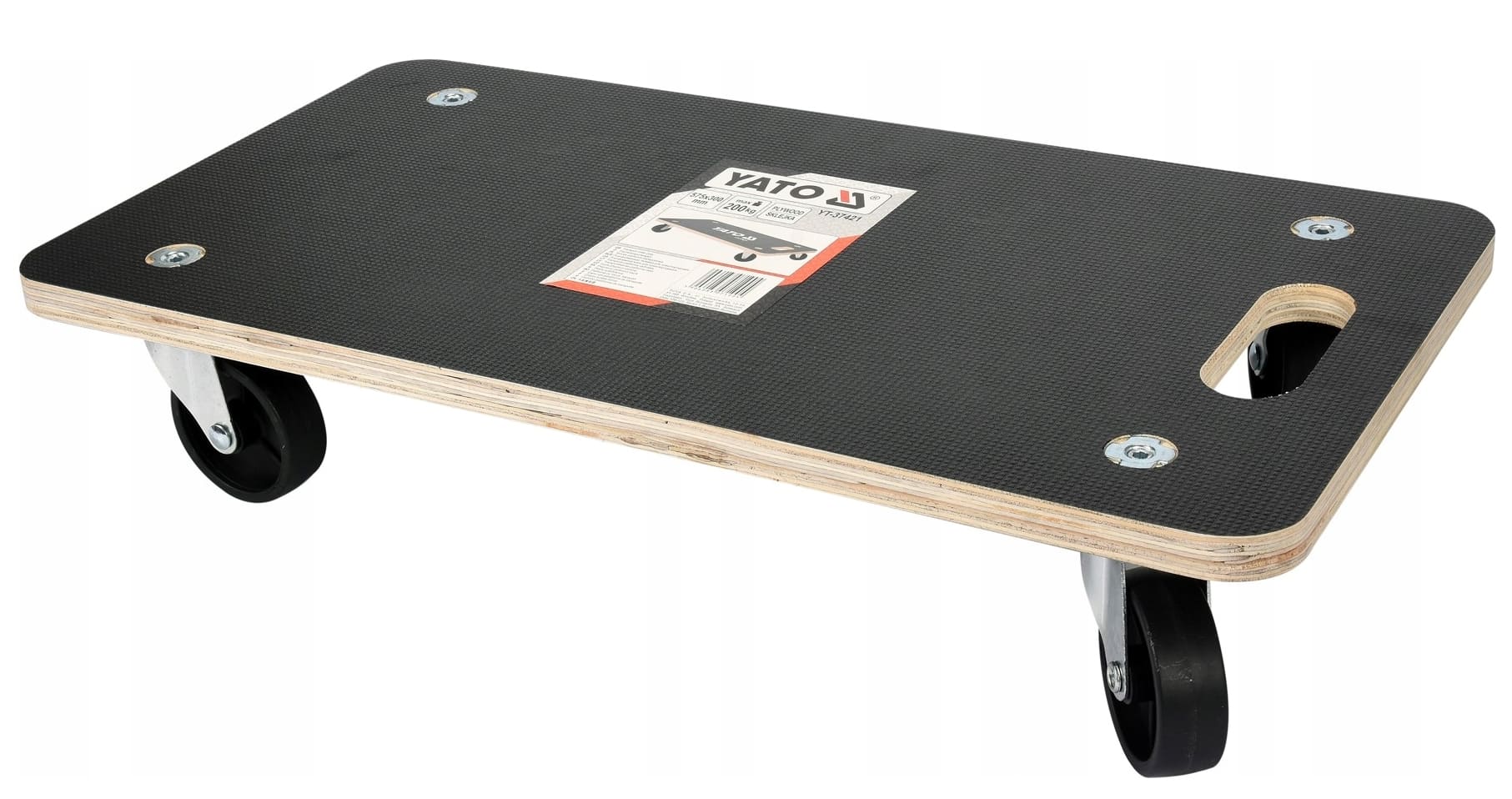 Yato Flyttvagn 200 kg platt 57 x 30 cm transportvagn, transportkärra, lastkärra