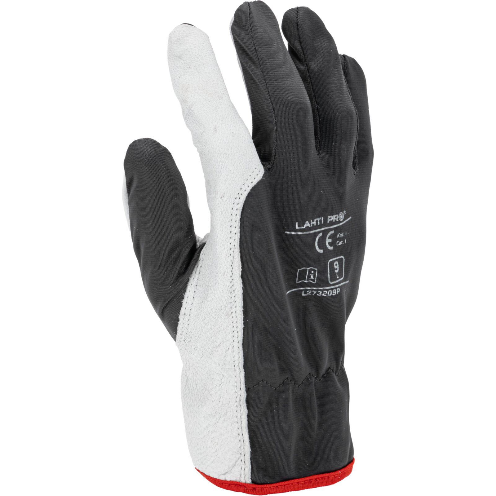 LahtiPro Skyddshandskar, läderhandskar av getskin, CE, LAHTI (Handskestorlek : 8 [M] Handlängd 18,2cm Omkrets 20,3cm) - 5