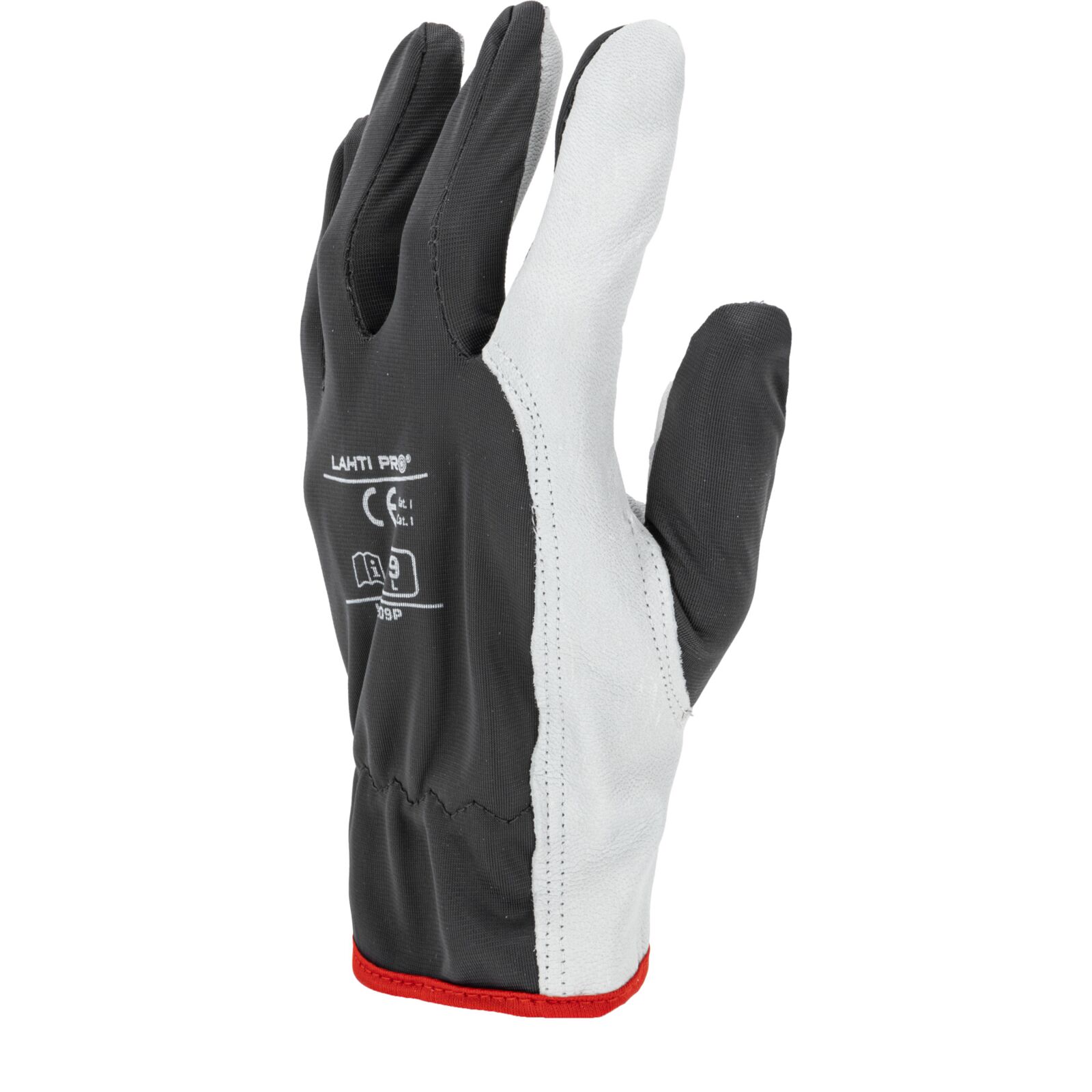 LahtiPro Skyddshandskar, läderhandskar av getskin, CE, LAHTI (Handskestorlek : 11 [XXL] Handlängd 21,5cm Omkrets 27,9cm)