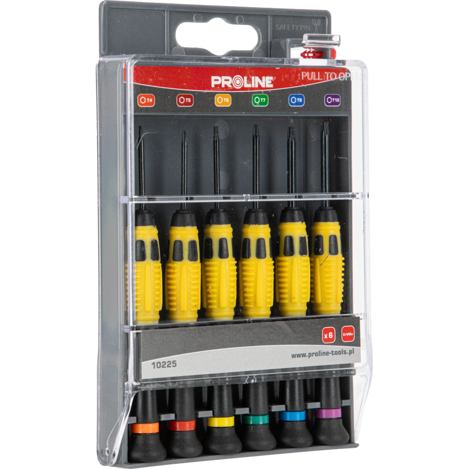 PROLINE TOOLS Klockverktyg, precisionsverktyg - precisionsskruvmejslar TORX T4-T10, 6st, Proline - 3