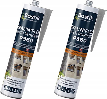 Bostik P3602 st Seal’n’Flex polyuretantätning grå 300 ml, bygg och fasad