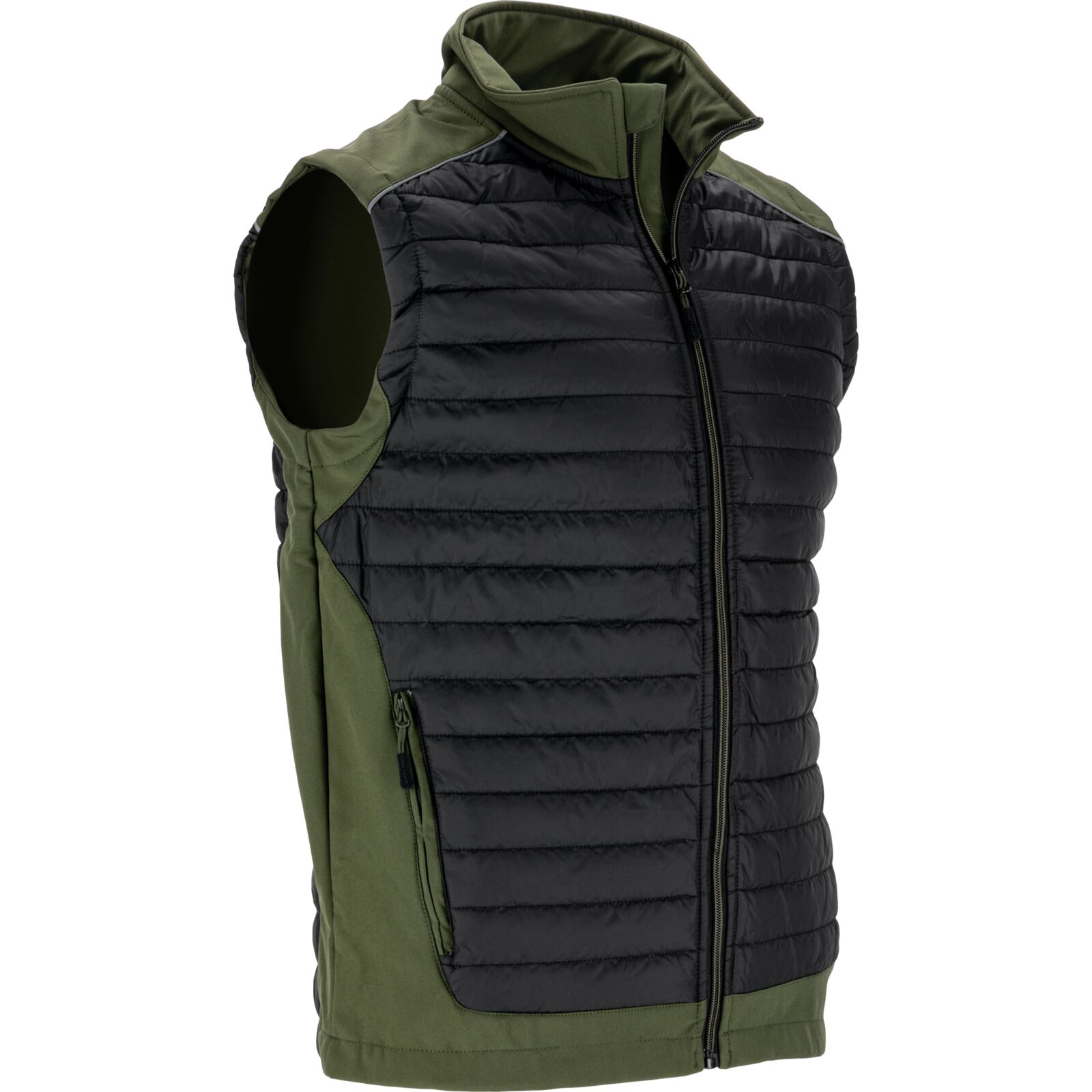 LahtiPro Vest, Padded, Black-Green, CE, LAHTI (Storlek : 3XL) - 3