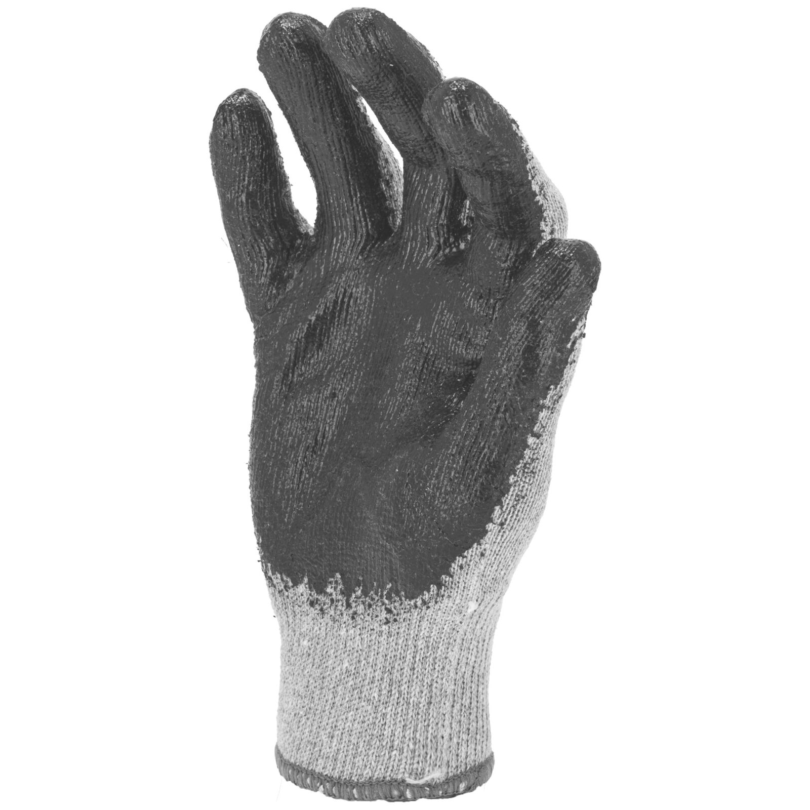 LahtiPro Arbetshandskar 12par LATEX GREY-BLACK, CE, LAHTI (Handskestorlek : 9 [L] Handlängd 19,2cm Omkrets 22,9cm) - 4