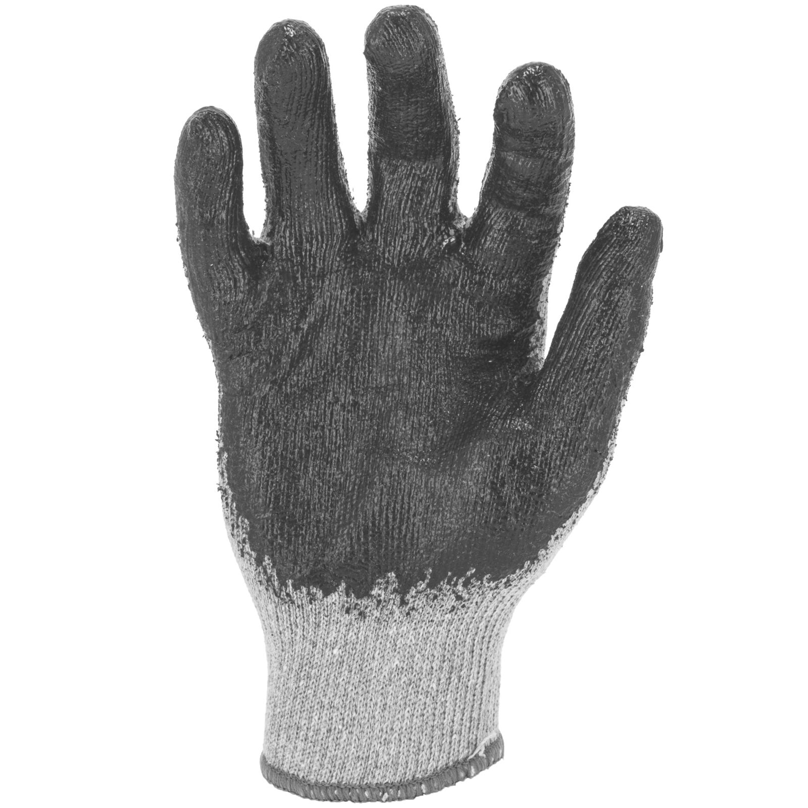 LahtiPro Arbetshandskar 12par LATEX GREY-BLACK, CE, LAHTI (Handskestorlek : 10 [XL] Handlängd 20,4cm Omkrets 25,4cm) - 3