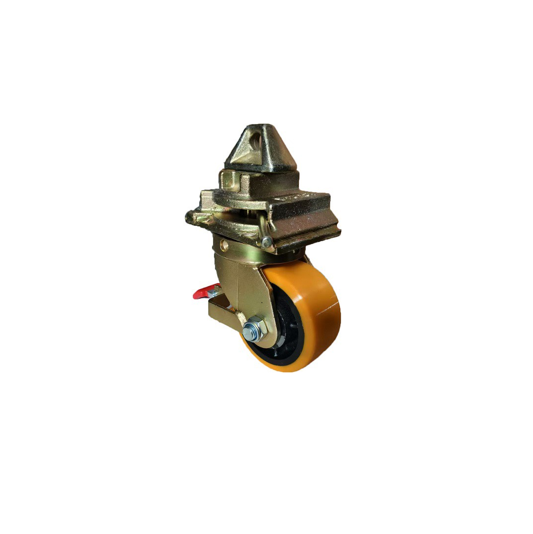 Containerhjul med twistlock 5 400 kg – set om 4 (Twistlock Dynamics Compact) - 2