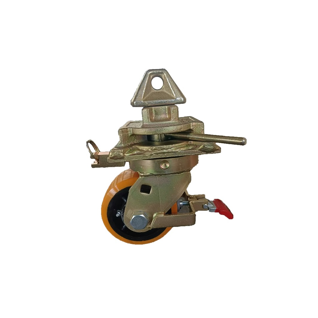 Containerhjul med twistlock 5 400 kg – set om 4 (Twistlock Dynamics Compact)