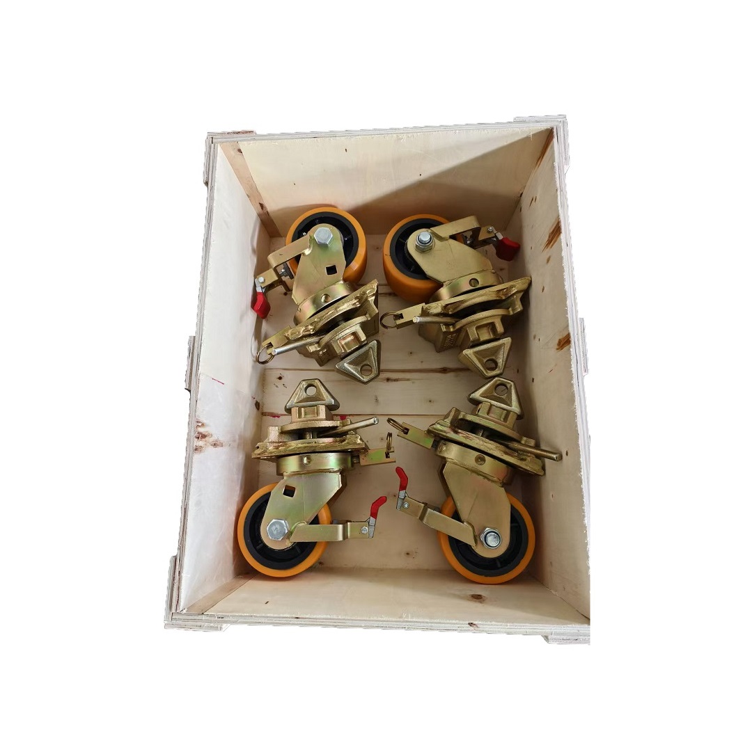 Containerhjul med twistlock 5 400 kg – set om 4 (Twistlock Dynamics Compact) - 4
