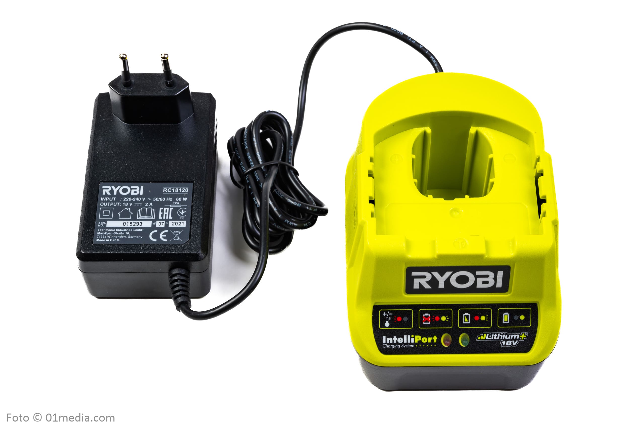 Batteriladdare 18V - 21V för Ryobi One+ - 2
