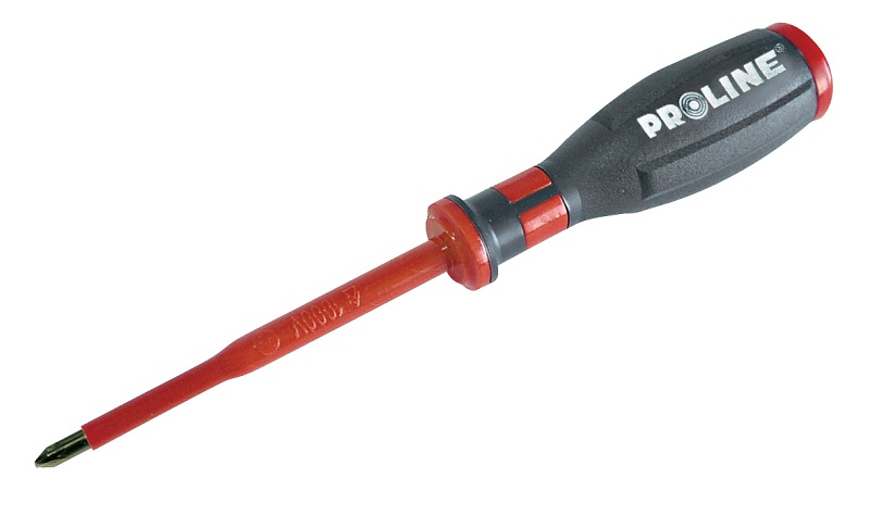 PROLINE TOOLS Skruvmejsel för elektriker SOFT TOUCH PZ1/801000V, Proline