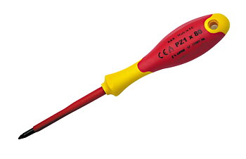 PROLINE TOOLS Skruvmejsel för elektriker, Soft Touch, PH1/80, 1000V, 2-komponent