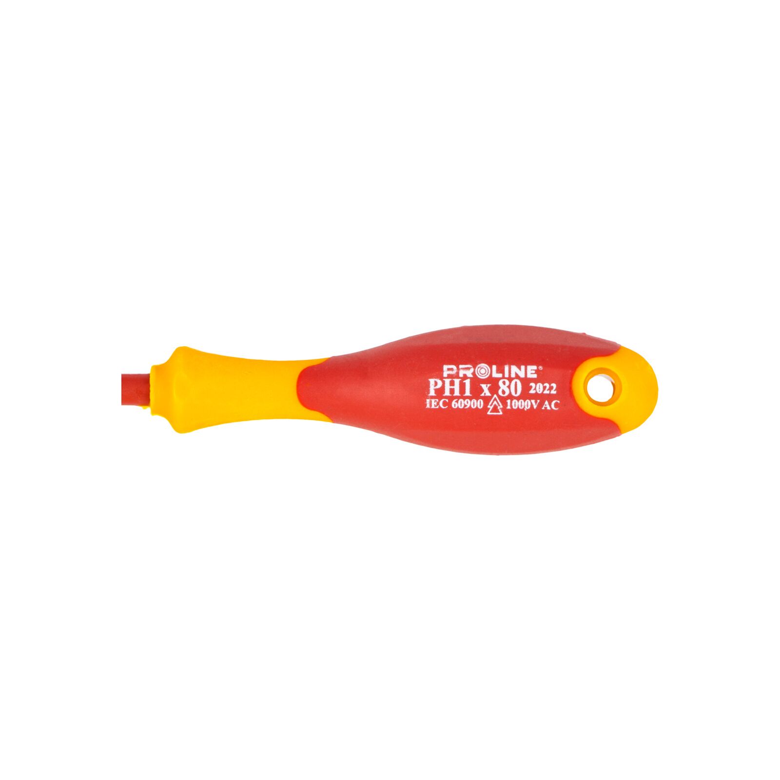 PROLINE TOOLS Skruvmejsel för elektriker, Soft Touch, PH1/80, 1000V, 2-komponent - 3