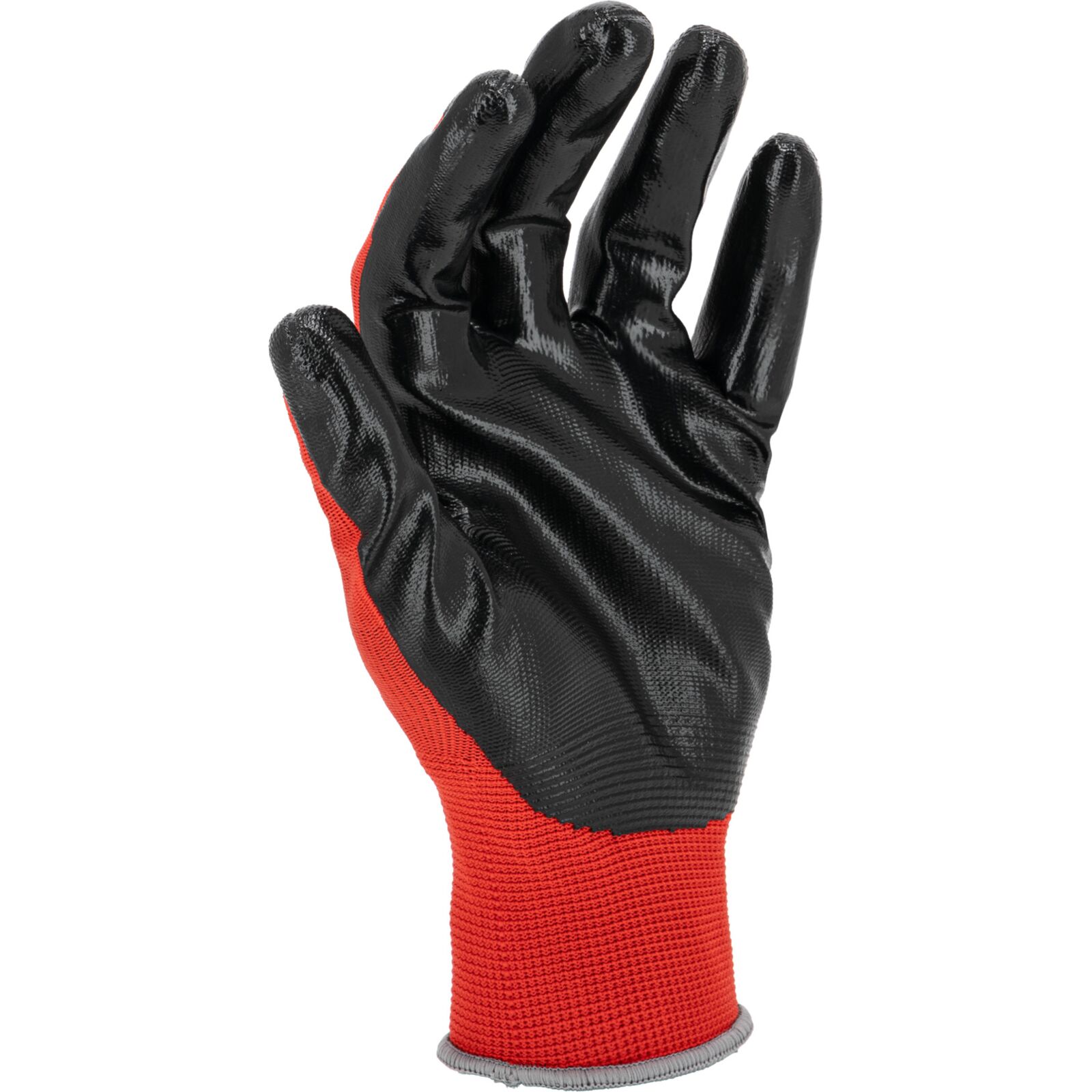 LahtiPro Gloves Nitrile Red-Black L221909P, 12Pairs, 9, CE, LAHTI - 4