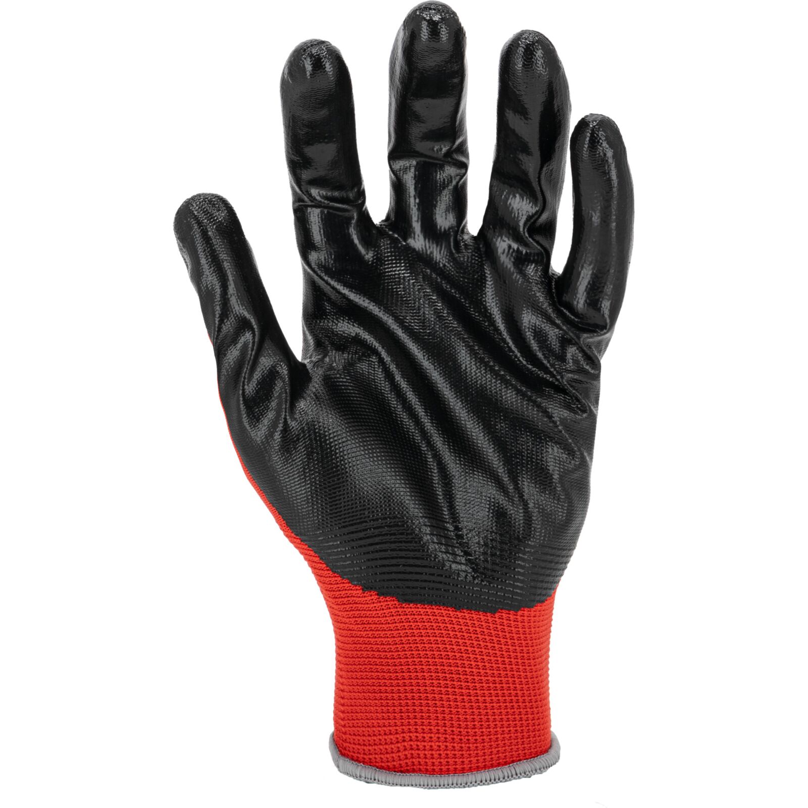 LahtiPro Gloves Nitrile Red-Black L221909P, 12Pairs, 9, CE, LAHTI - 5
