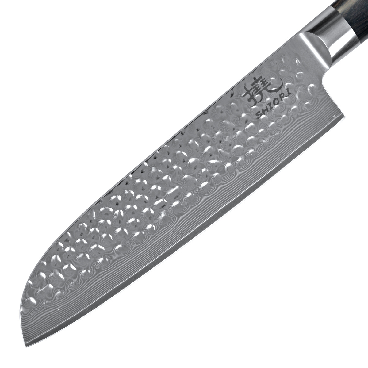 SHIORI 3-Set 撓 Kuri Murō + Santoku + Sifu - set med tre japanska knivar av Damaskusstål - 4