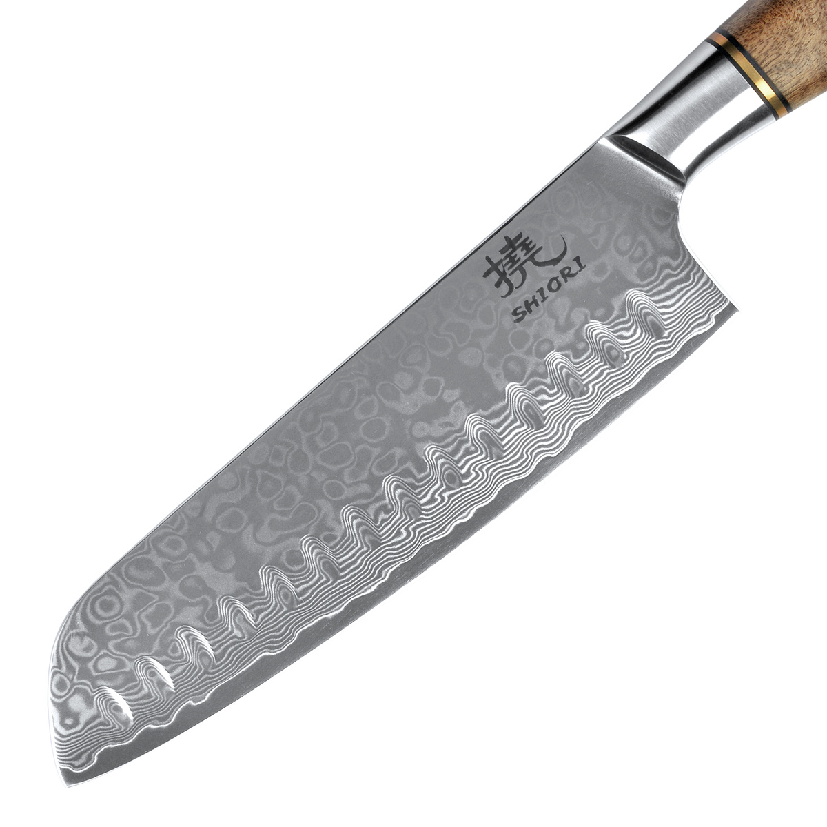 SHIORI 撓 Santoku av Jakub Suchta - universell, multifunktionell japansk kockkniv - 2