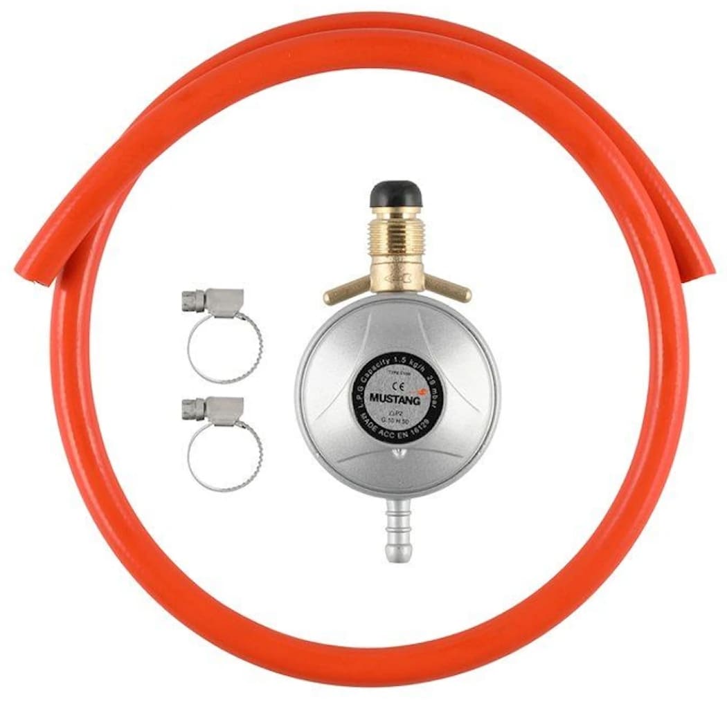 Övriga2 Infraröd gaskamin, 4, 2kW gasolkamin med svensk gasregulator, slang, hoppfällbar - 4