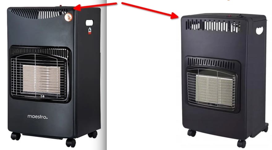 Övriga2 Infraröd gaskamin, 4, 2kW gasolkamin med svensk gasregulator, slang, hoppfällbar - 9