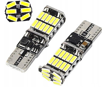 T10 5W5 mycket starka LED Canbus (26xSMD 4014), 2st