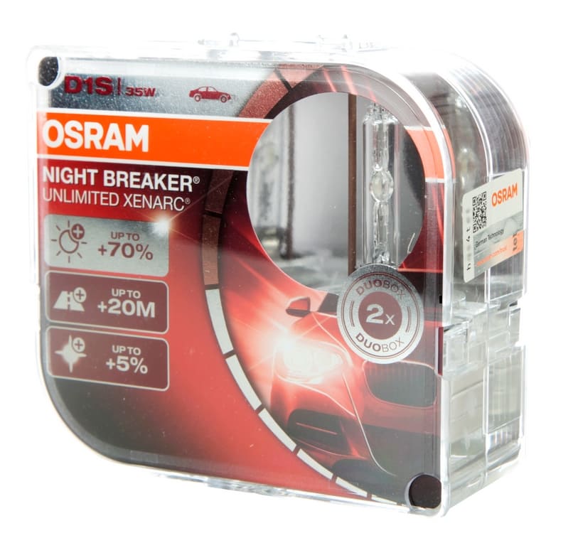 Osram D1S, 2st Xenonlampor Night Breaker Laser 200% D1S - 4