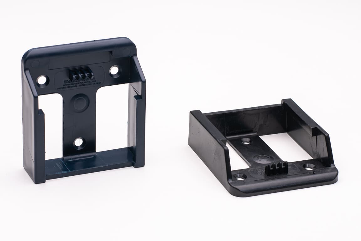 Stealth Mounts Batterifästen 6-pack för Bosch Professional 18V ABS Väggmontage, StealthMounts - 6