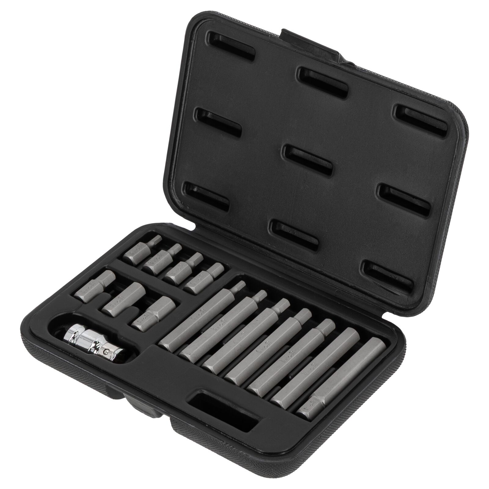 PROLINE TOOLS Bitsats 15 Delar, HEX4-HEX12, l=3075 mm, Proline - 3