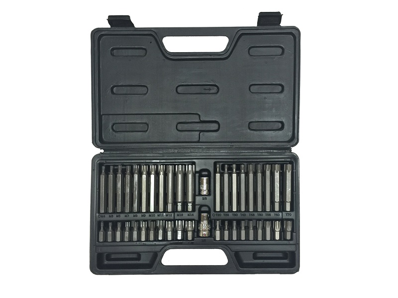 PROLINE TOOLS BIT sats 42st., 10 mm, RIBE M4-M14, l=3075 mm, Proline