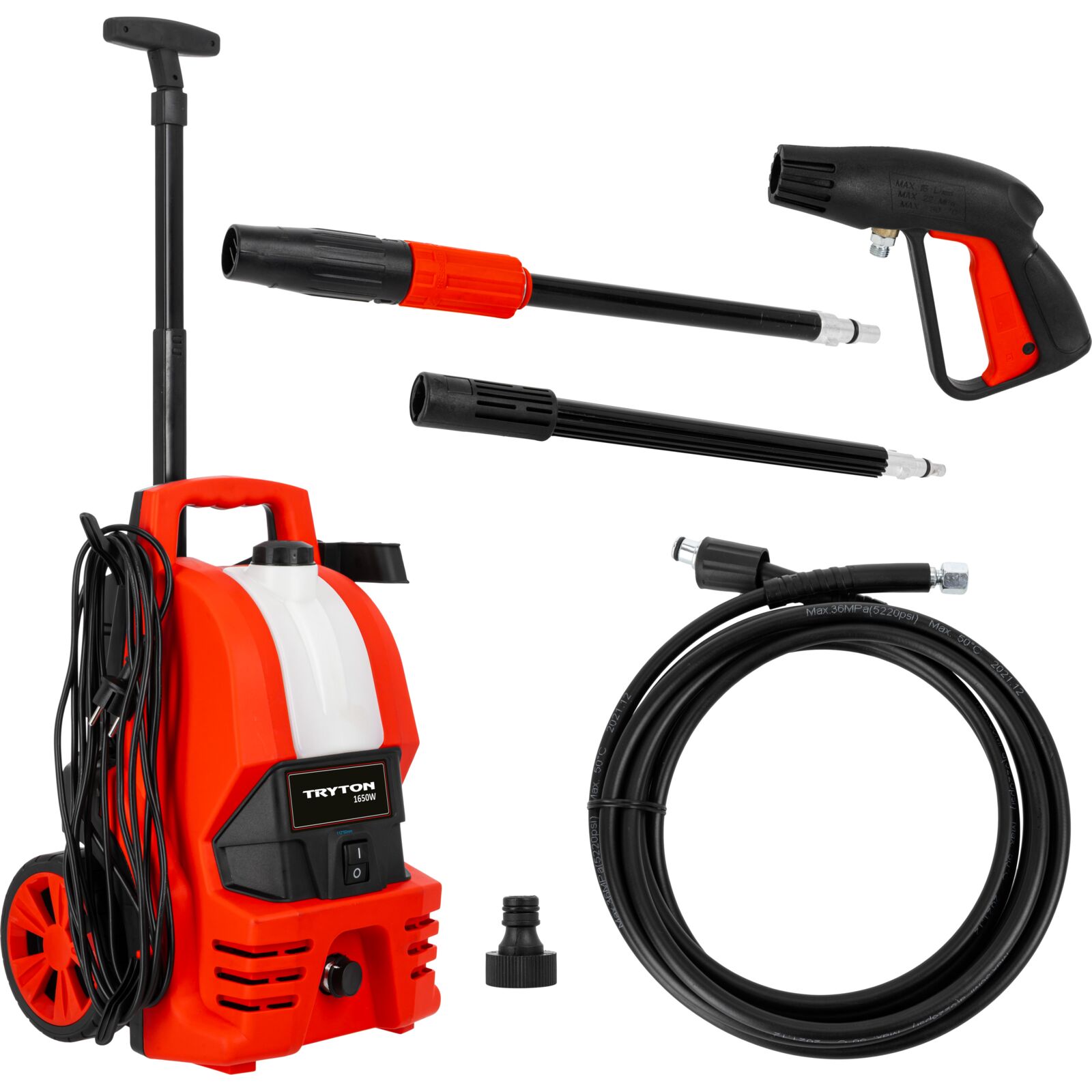 Högtryckstvätt 1650W 105 bar 5, 7 l/min, Tryton TM16105 - 7