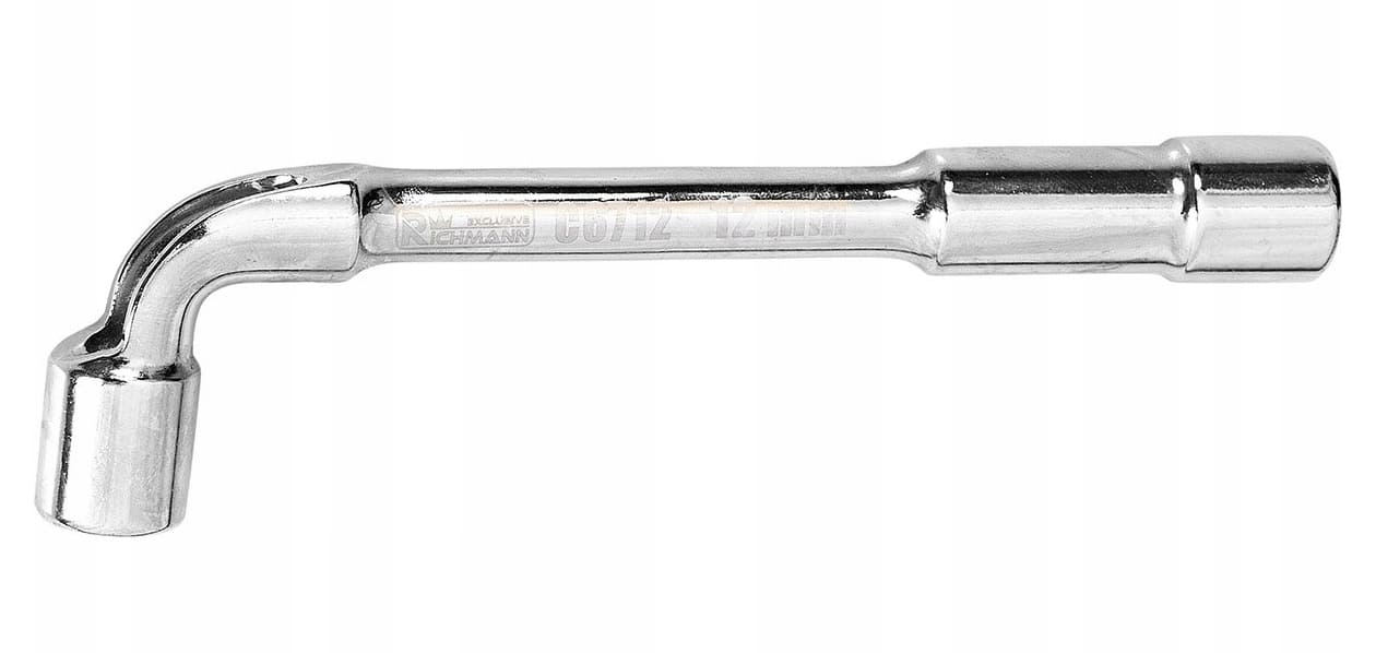 Rörnyckel 6 x 6 kant 16 mm, l-formad, vinklad öppen, Richmann