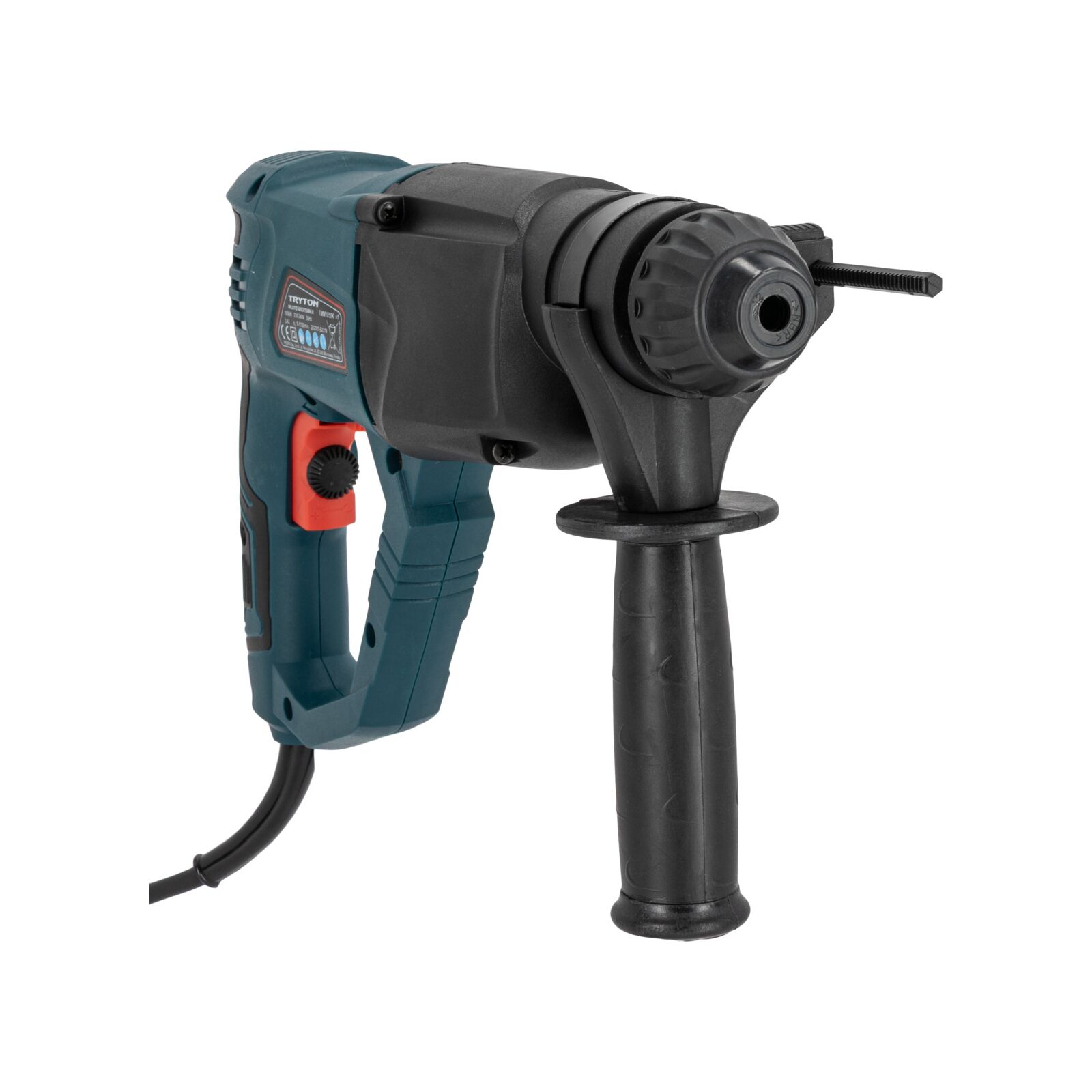 Borrhammare SDS+ 1050W 4 funktioner, väska, tillbehör, Tryton - 3