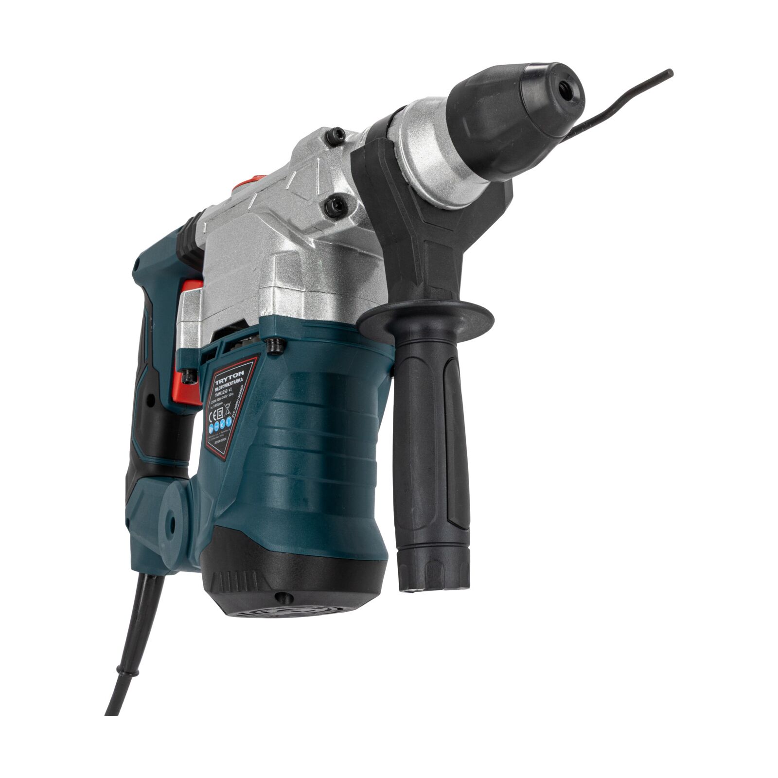 Borrhammare 1250W SDS-Plus 4 funktioner, med tillbehör, Tryton - 4