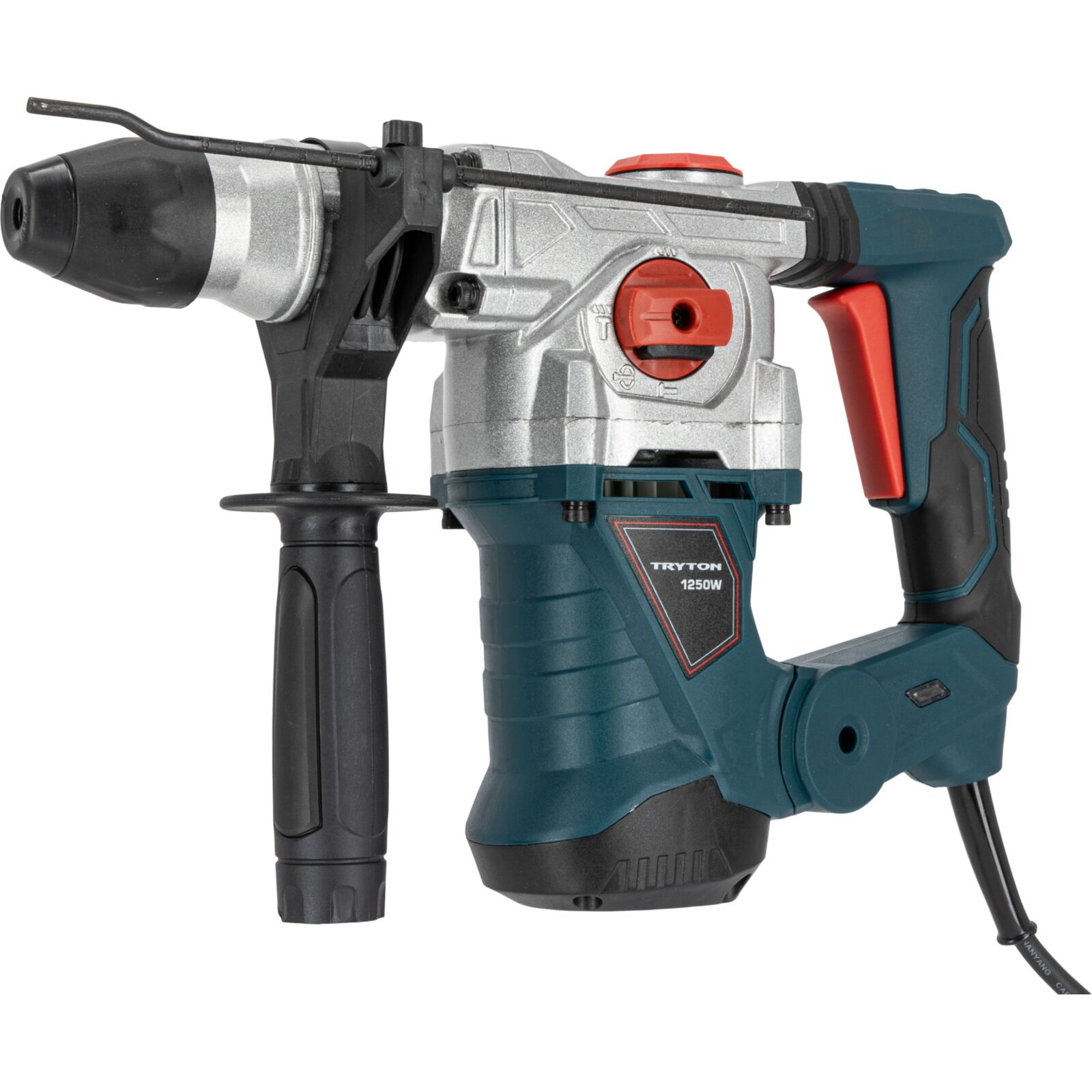 Borrhammare 1250W SDS-Plus 4 funktioner, med tillbehör, Tryton - 7