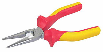 Flacktång 210 mm 1000V MAXSTEEL VDE, rundad käft, räfflad, STANLEY