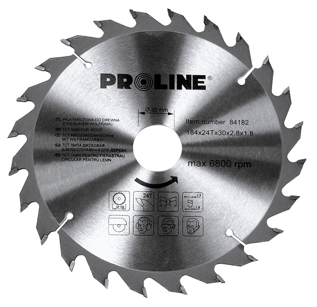 PROLINE TOOLS Cirkelsåg för trä 14016T201612, 0.7 mm, Proline