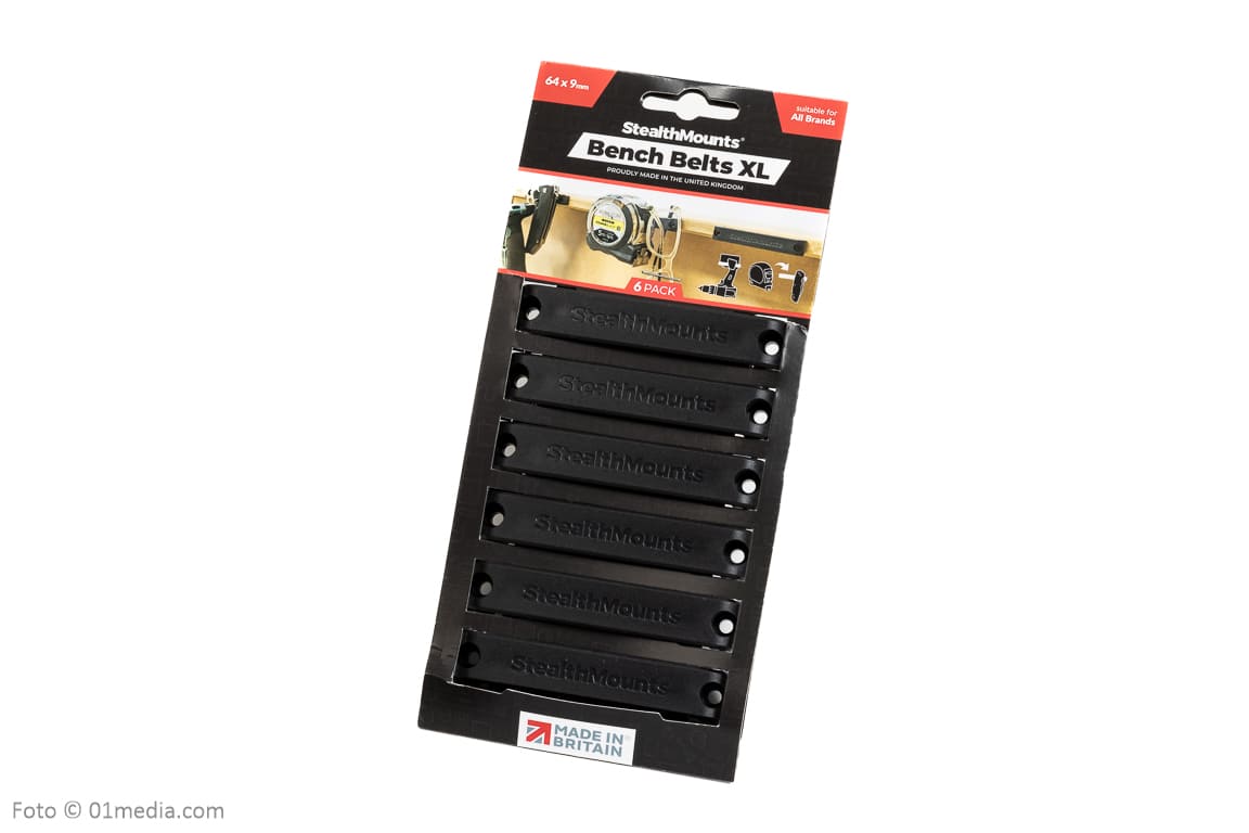 Stealth Mounts Universalfästen Bench Belts XL 6-pack, STEALTHMOUNTS - 3