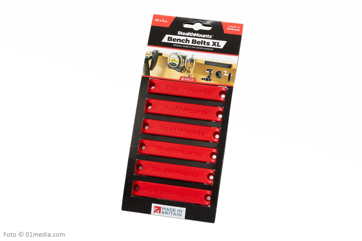 Stealth Mounts Universalfästen Bench Belts XL 6-pack, STEALTHMOUNTS - 4