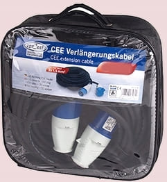 Förlängningskabel CEE 25m, 3 x 2, 5 mm², camping; Carbest - 2