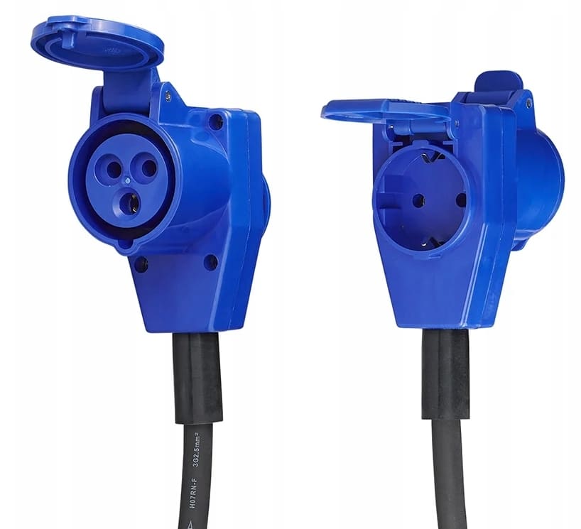 Adapter kabel 40 cm CEE till 230V, 3 x 1, 5 mm², camping - 5